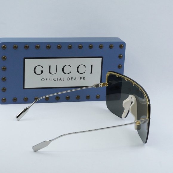 FINAL PRICE NEW GUCCI GG1245S 004 GOLD/GREY SUNGLASSES - Picture 9 of 11